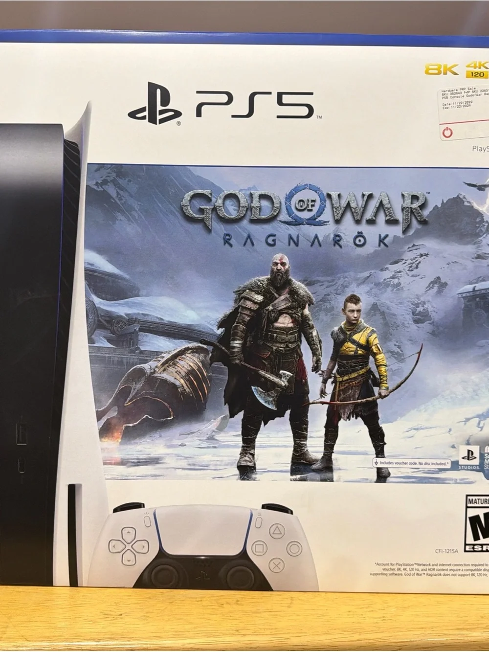 PlayStation 5 God of War Ragnarok Console Box *box only* Does Not Come with ps5